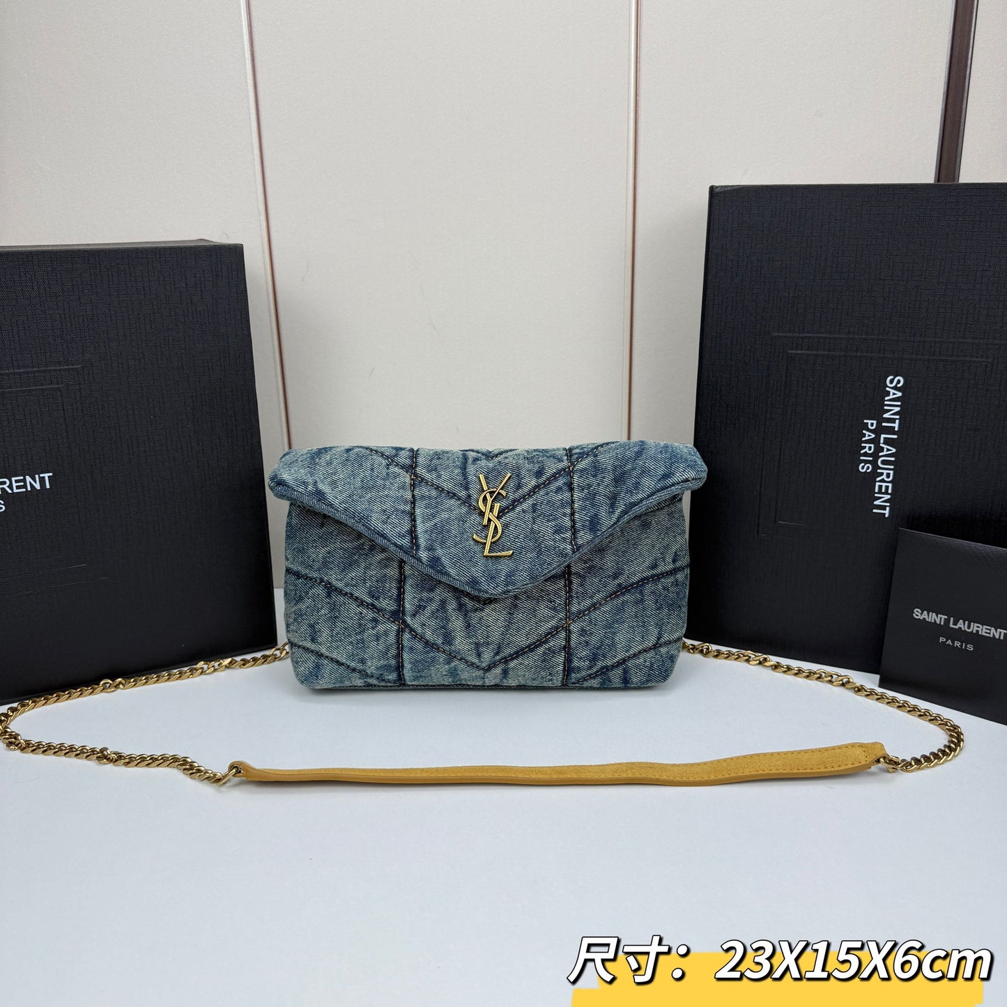 15RSL17BDE Stylish denim bags
