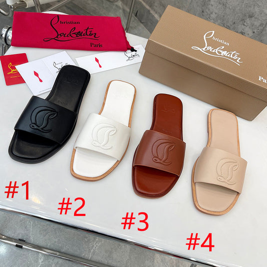 JXA32ZDE Stylish leather Slippers