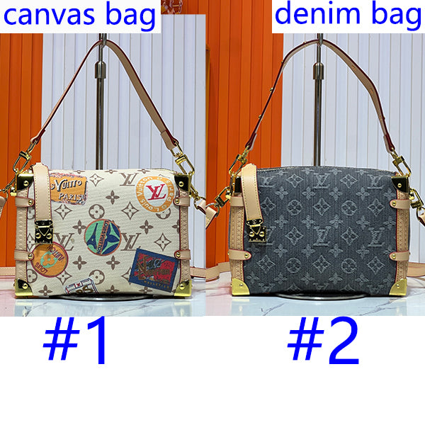 155NE20BDE Stylish canvas denim bag