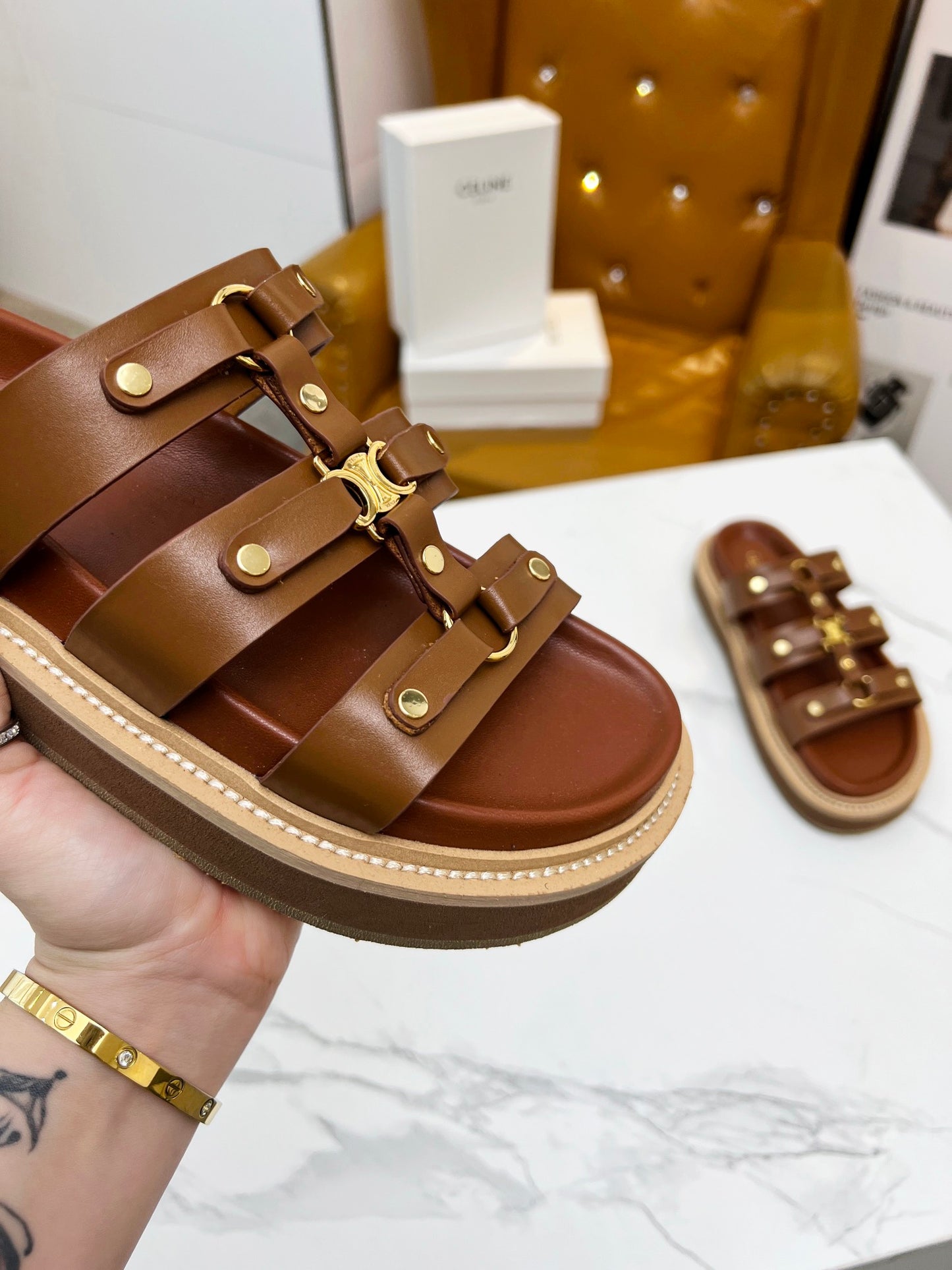 245RN1ZDE Stylish leather shoes 