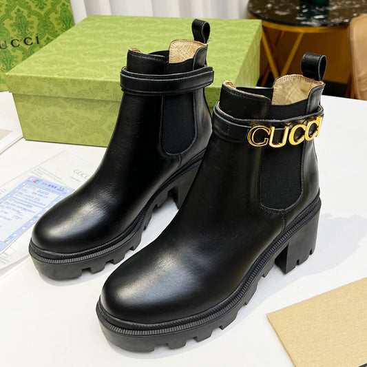 2XB197ZDE Stylish leather boot (top layer leather lining)