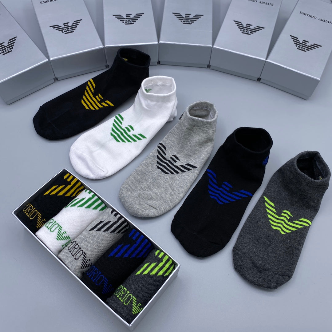 135RA1SDE Stylish socks（5 pairs）