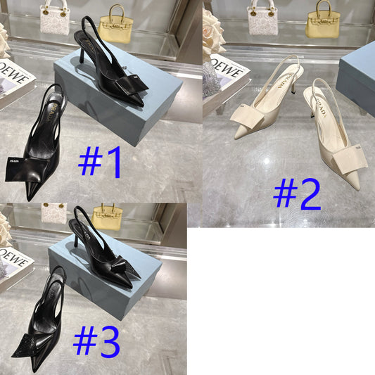 255QP41ZDE Stylish leather High heels