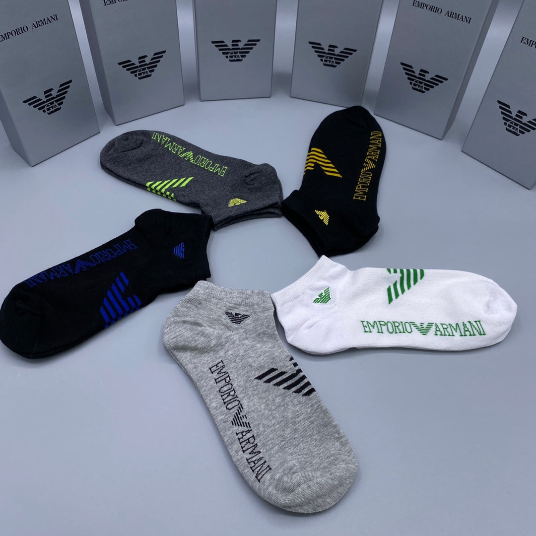 135RA1SDE Stylish socks（5 pairs）