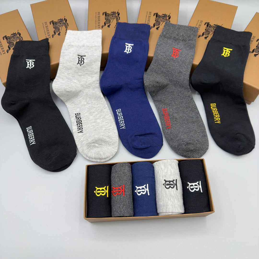 235QR25SDE Stylish socks(5 pairs )