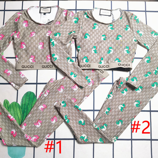14B132YDE Stylish Long sleeve swimsuit
