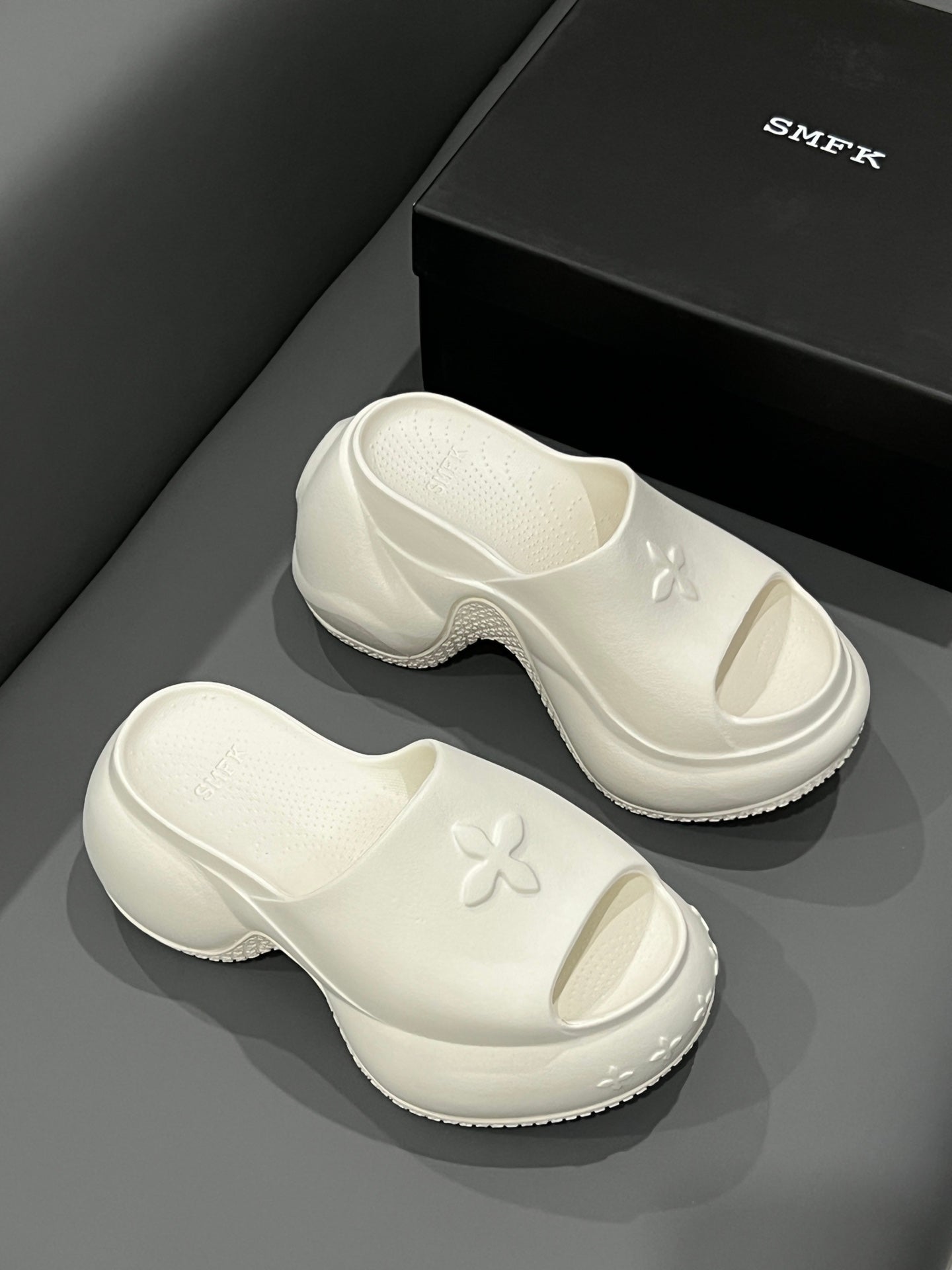 14A14ZDE Stylish slippers  Heel height 7.5cm 9.5cm