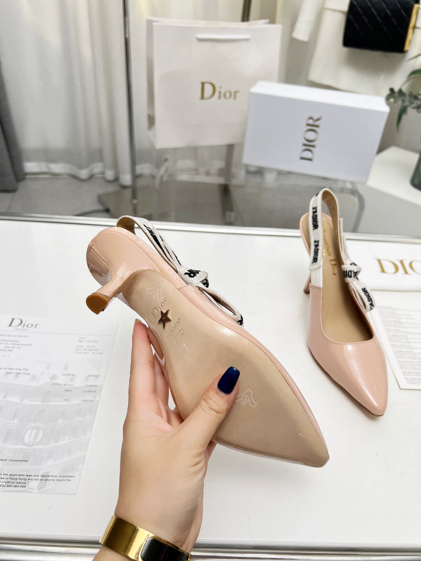 255QD44ZDE Stylish leather High heels