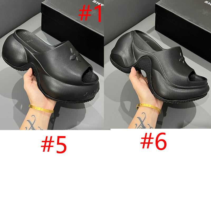 14A14ZDE Stylish slippers  Heel height 7.5cm 9.5cm