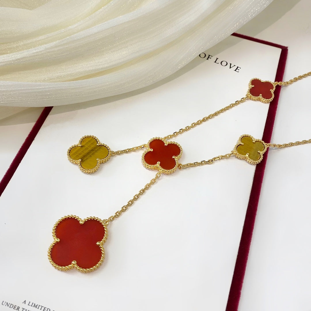5XVA182KDE Stylish  6 flowers necklaces