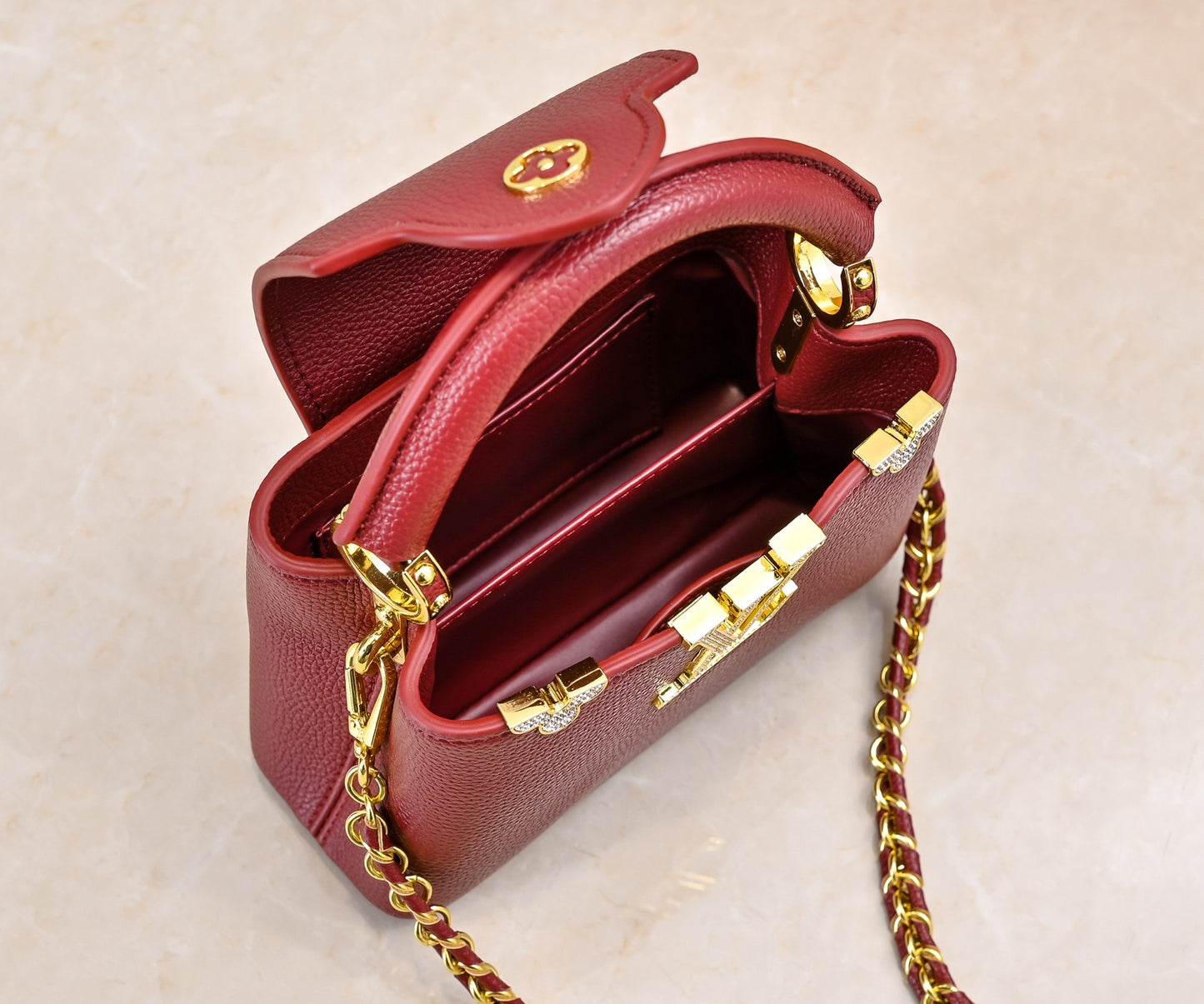 1WE88BDE Stylish leather bag