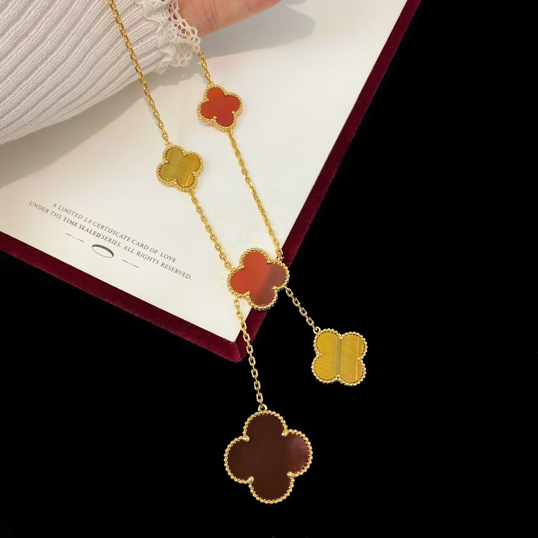 5XVA182KDE Stylish  6 flowers necklaces