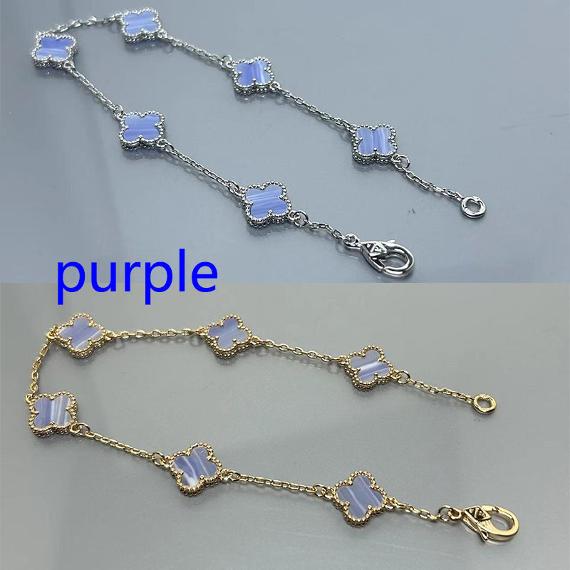 5XVA183KDE Stylishbracelets 6 flowers mini size 0.9cm flower