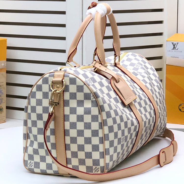 E30BDE Stylish leather luggage bag