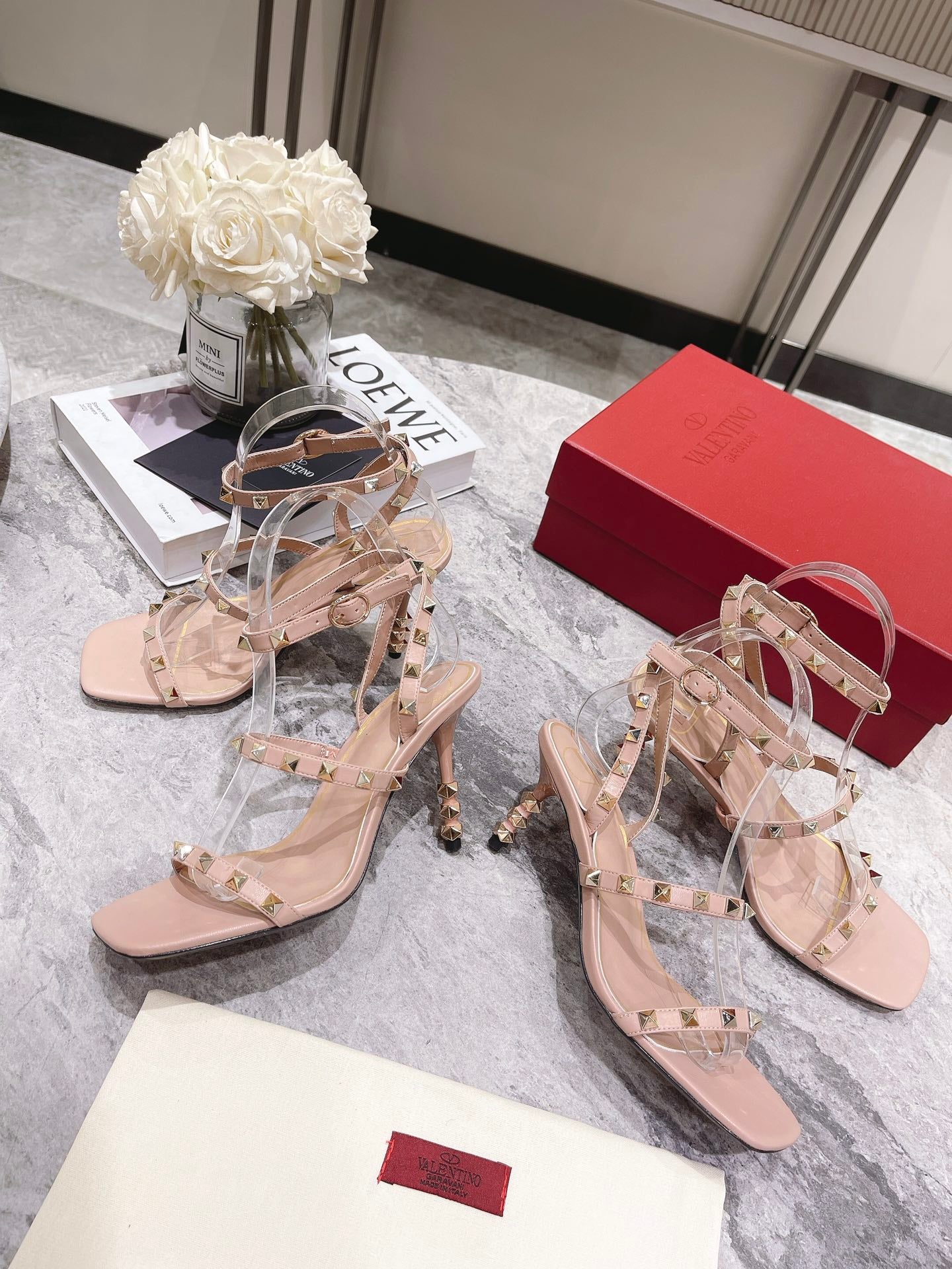 285ZVL21ZDE Stylish leather  High heels (Heel height 6CM)