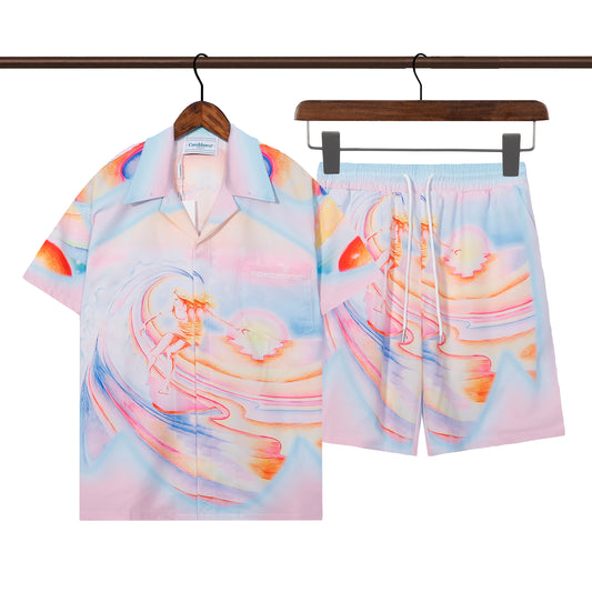 135RA139UDE Stylish shirt and shorts set