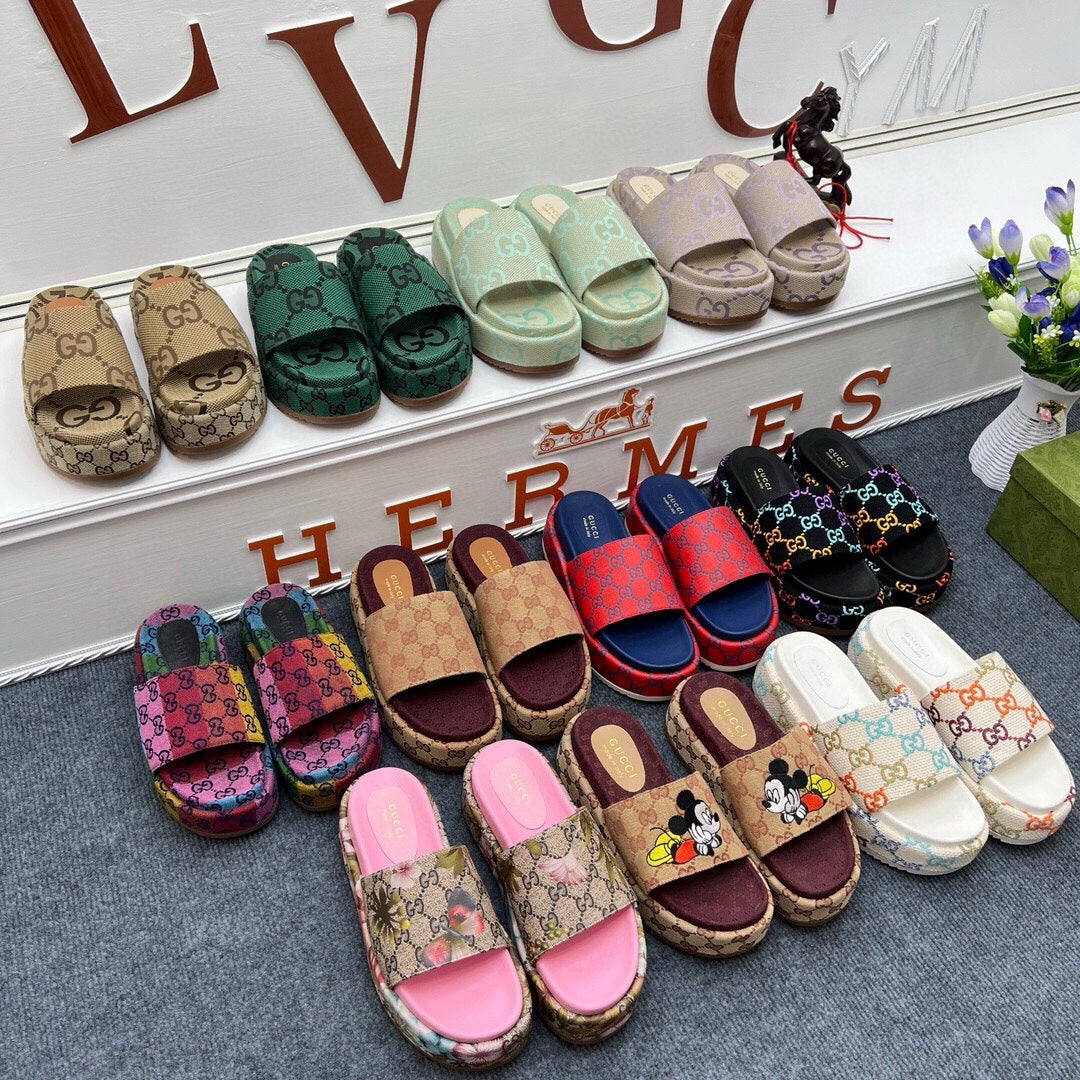 54B122ZDE Stylish slippers  Sole thickness 5.5cm