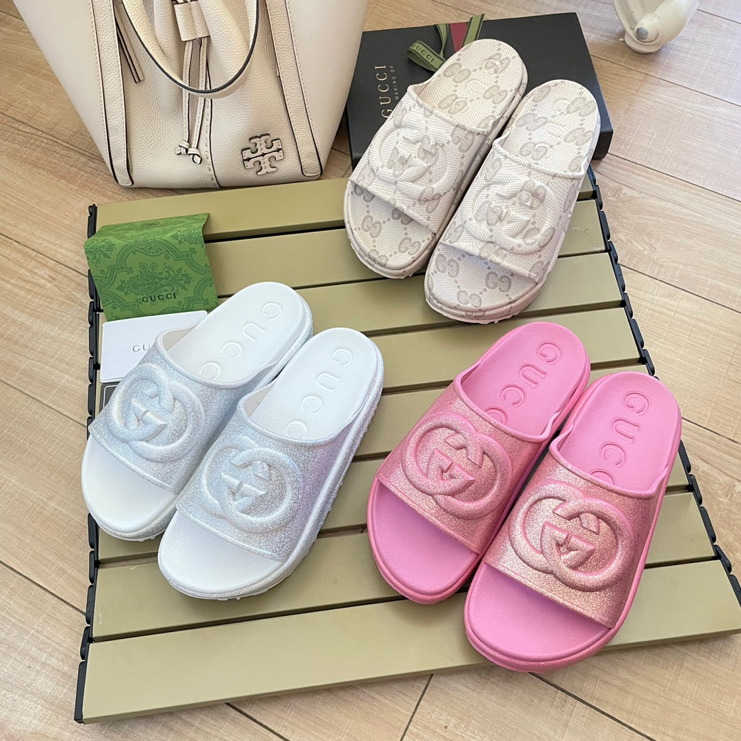 14B204ZDE Stylish Slippers Inner heightening insole 5cm