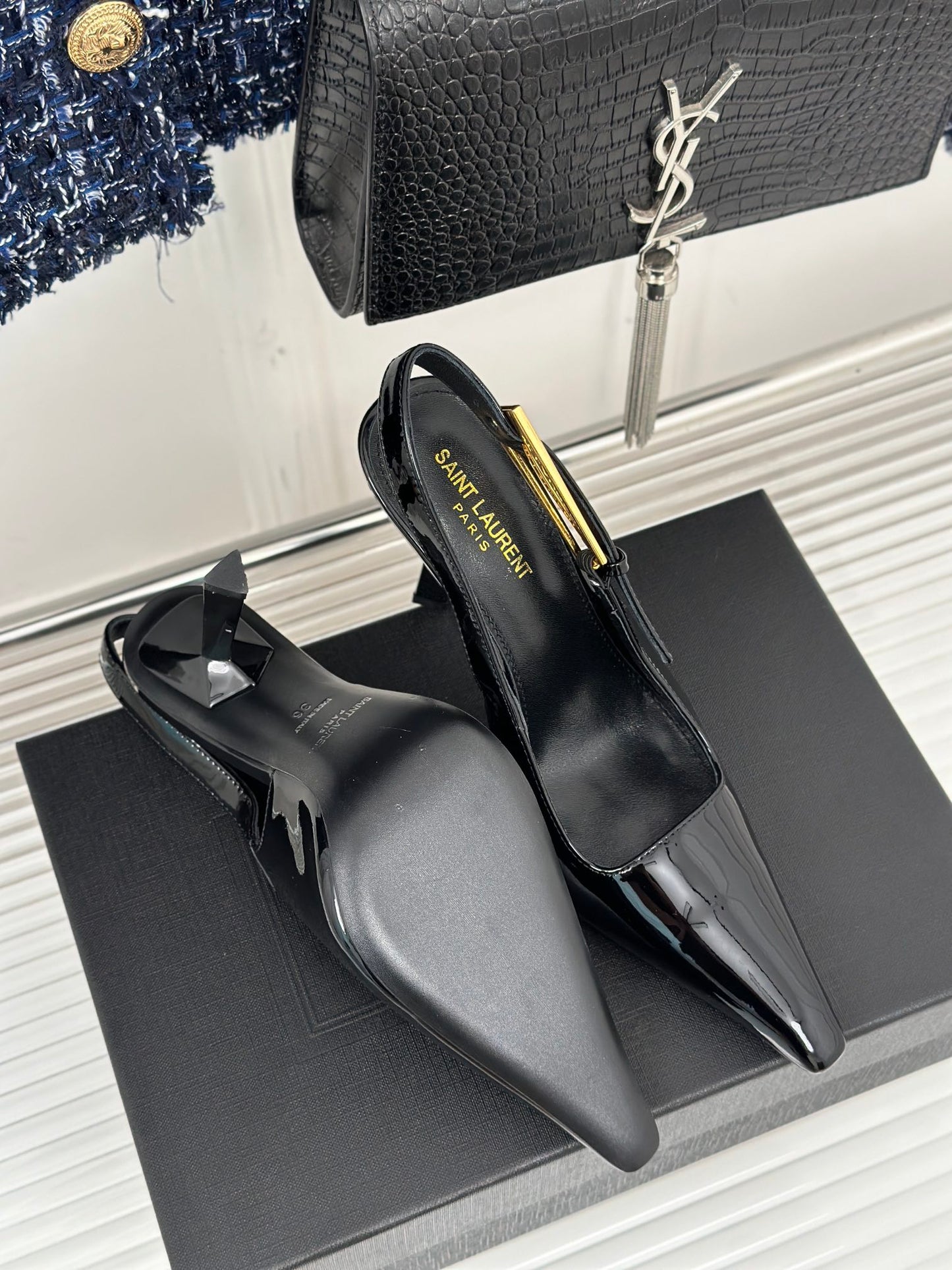 14SL149ZDE Stylish High heels Heel height 7cm 9.5cm