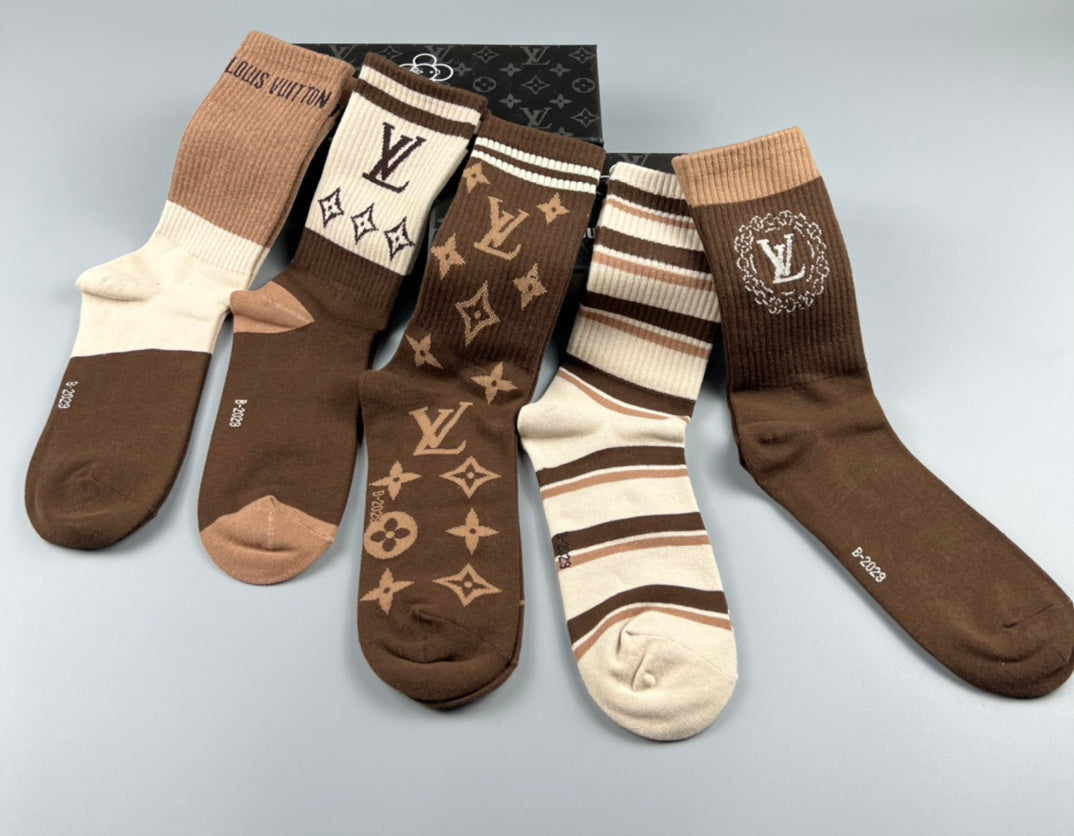 235XE1SDE Stylish socks(5 pairs )