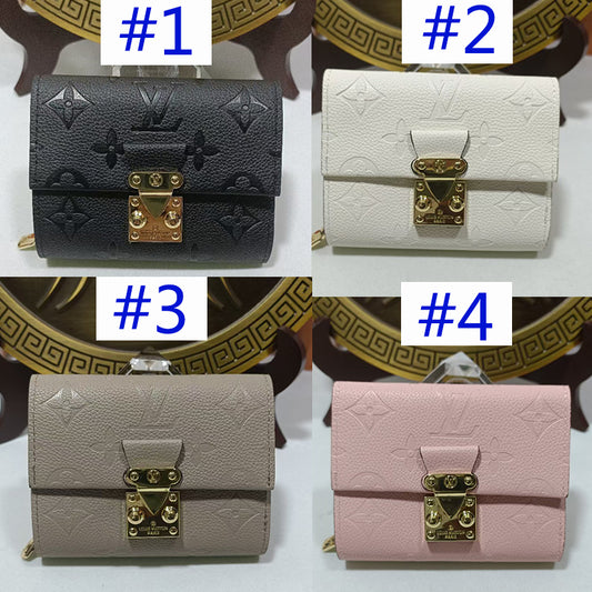 1XB385BDE Stylish leather wallets  ( with boxs)