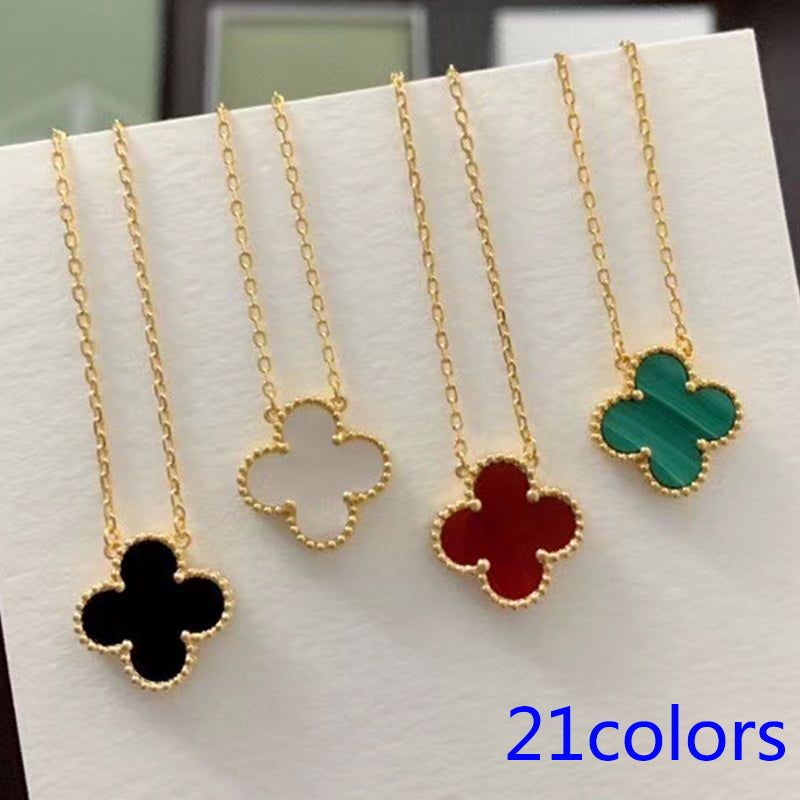 5XVA184XDE Stylish  1 flower necklace