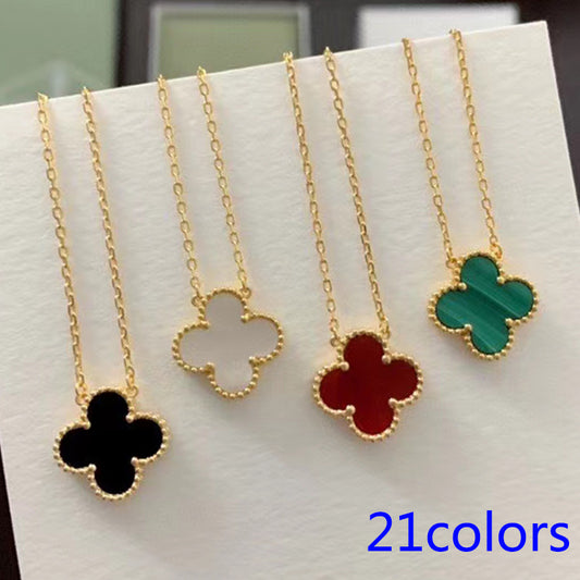 5XVA184XDE Stylish  1 flower necklace