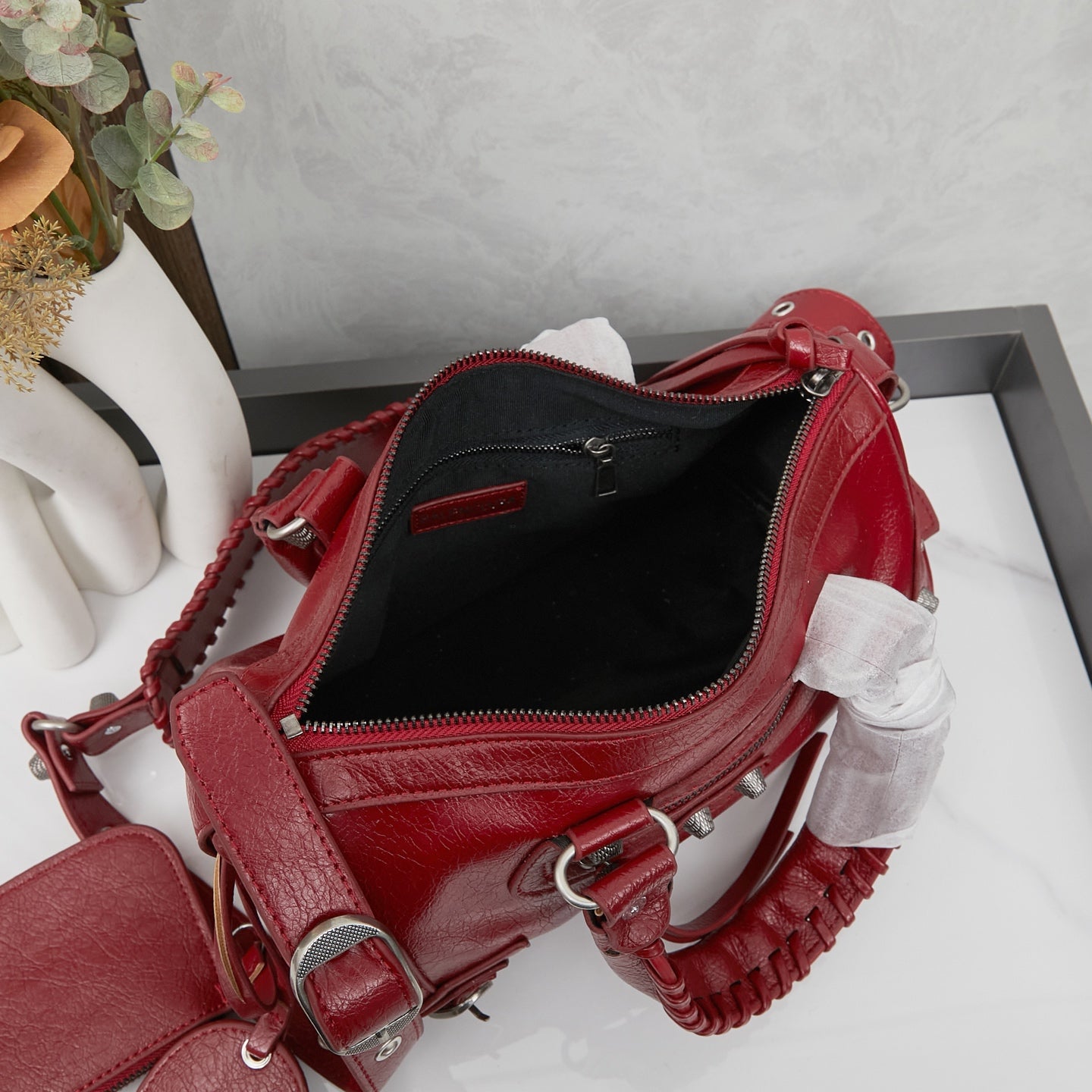 2WJ21BDE Stylish leather bag