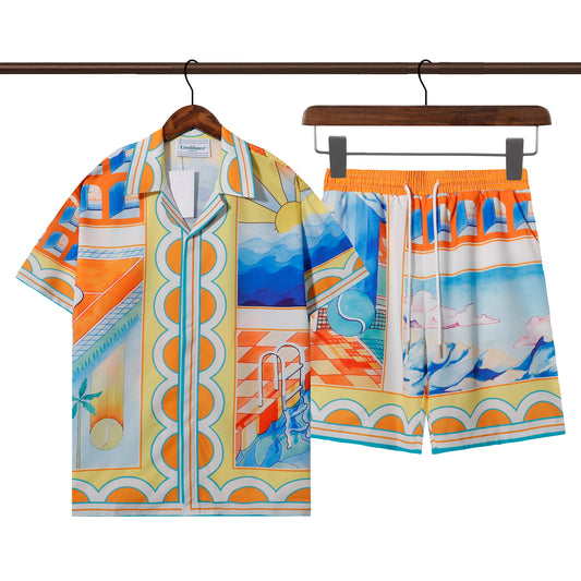 135RA138UDE Stylish shirt and shorts set