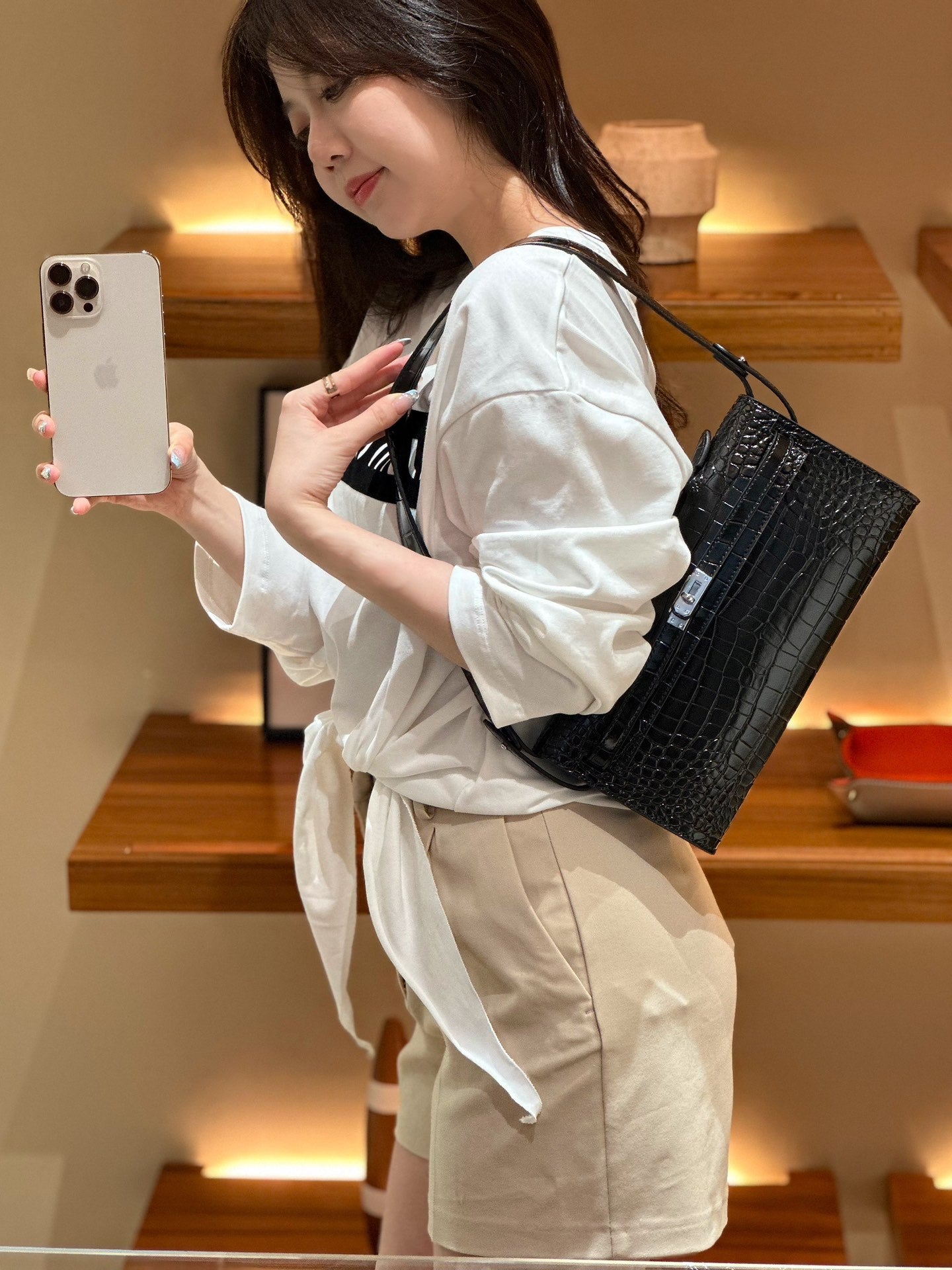 1XH68BDE Stylish leather bag