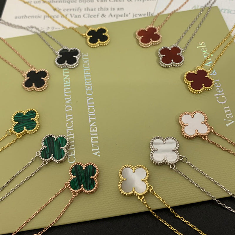 5XVA184XDE Stylish  1 flower necklace