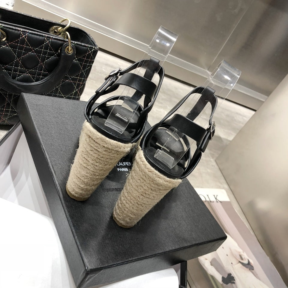 2SL27ZDE Stylish leather High heels