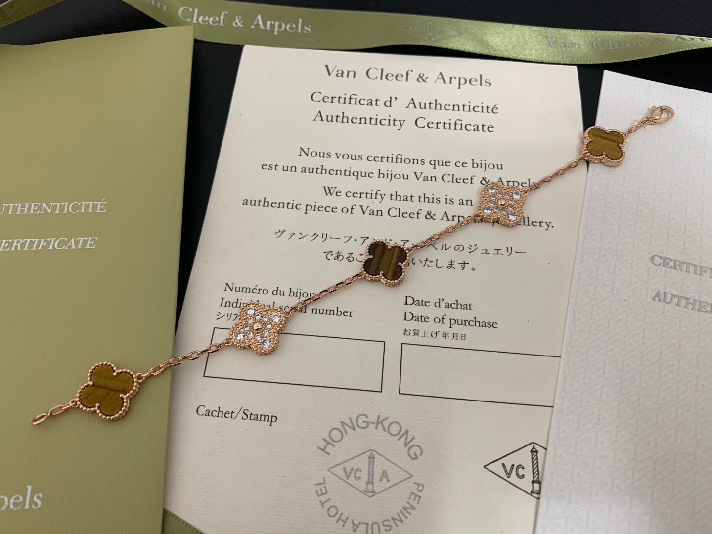 5XVA179KDE Stylish bracelets 5 flowers normal size1.5cm flower