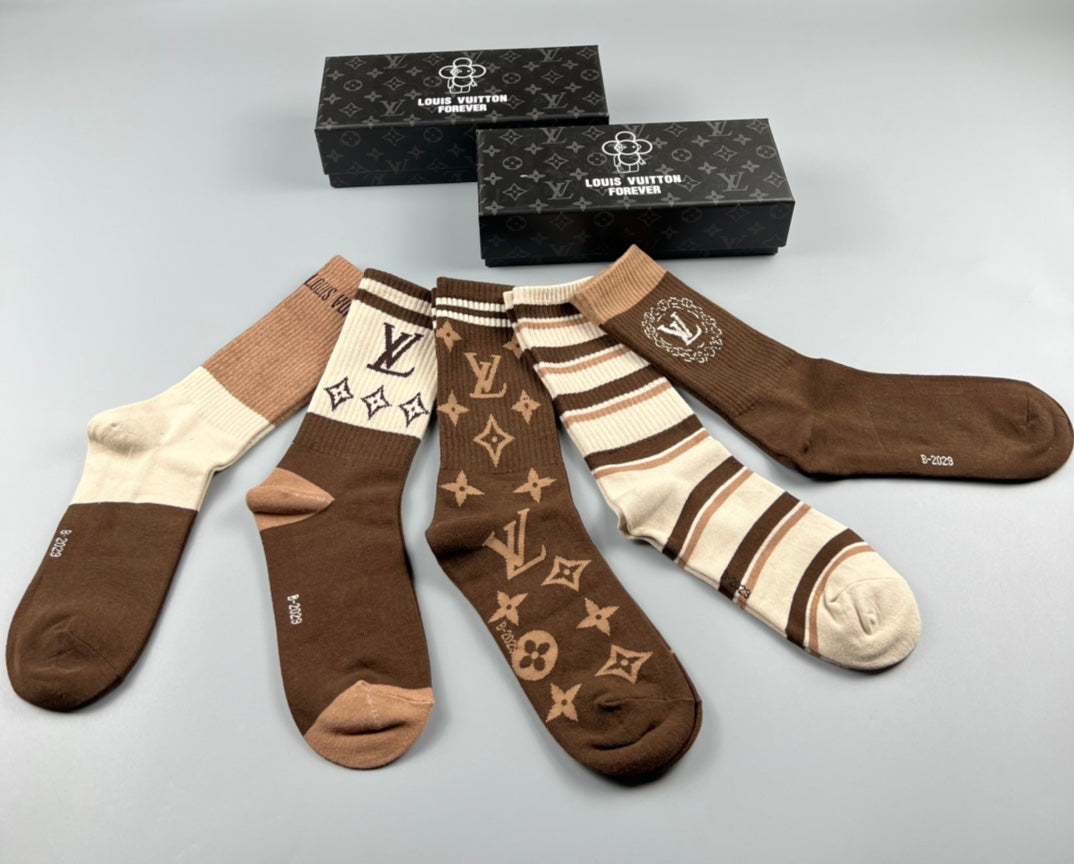235XE1SDE Stylish socks(5 pairs )
