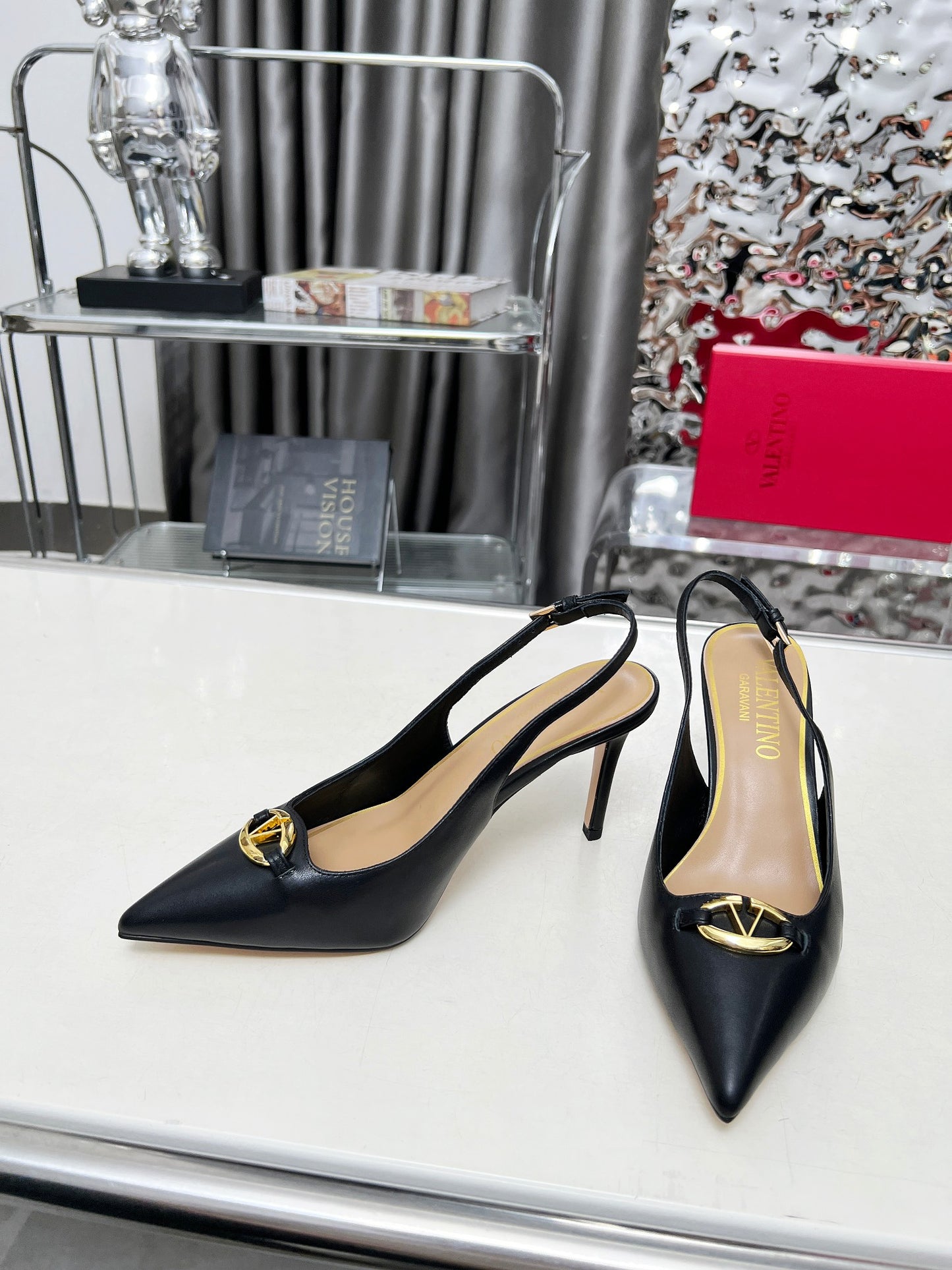 245RVL17ZUEDE Stylish leather  High heels