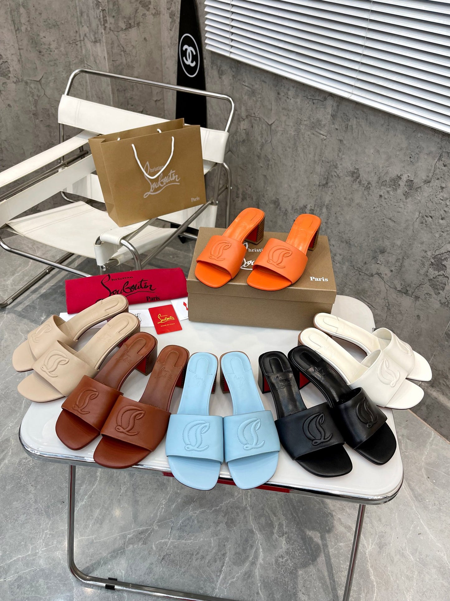 JXA27ZDE Stylish leather High heels Heel height 5.5cm