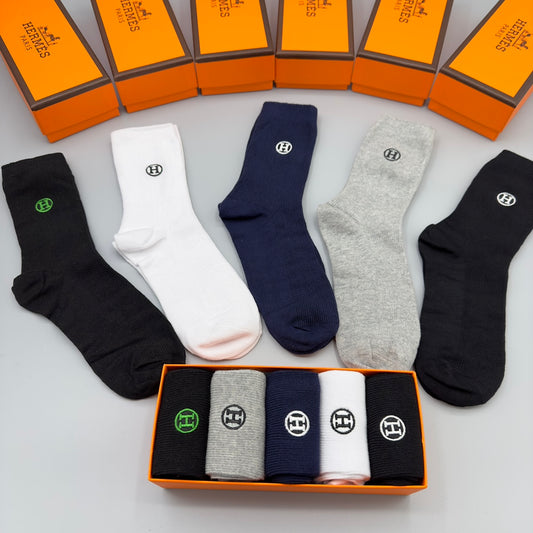 235QH31SDE Stylish socks(5 pairs )