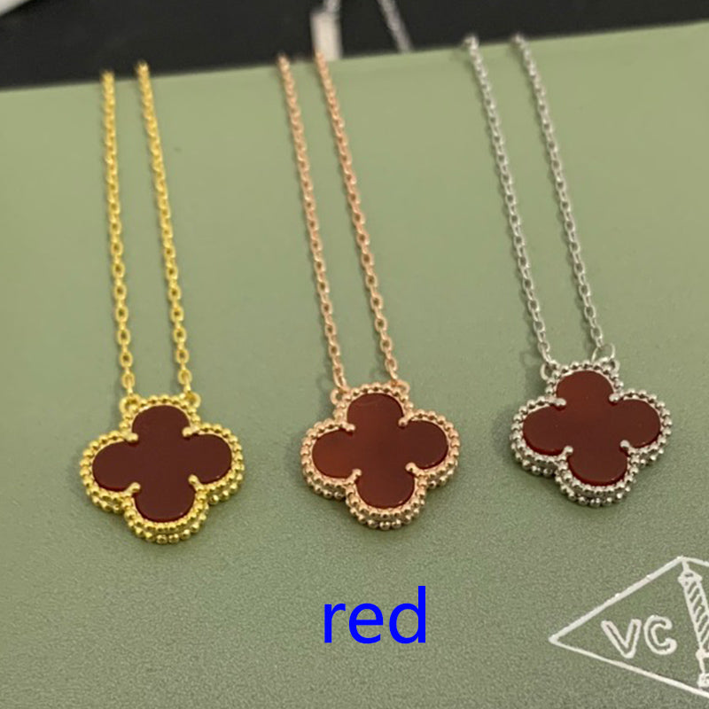 5XVA184XDE Stylish  1 flower necklace