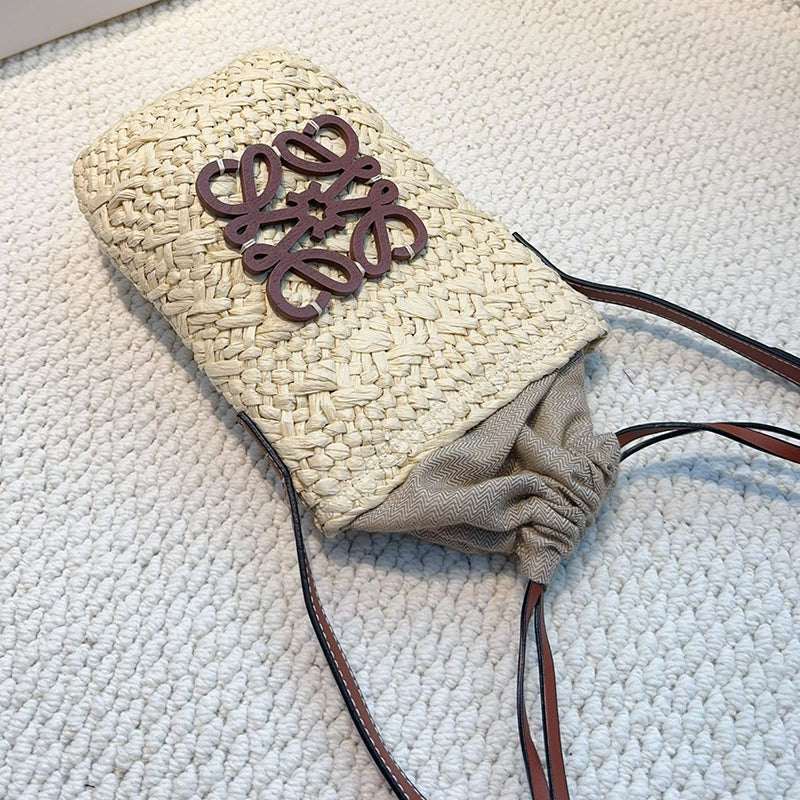 6XA444BDE Stylish Woven Handbag