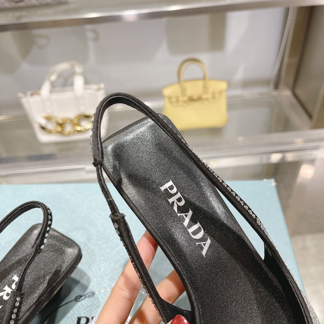 285RP53ZDE Stylish leather shoes (Heel height 4CM)