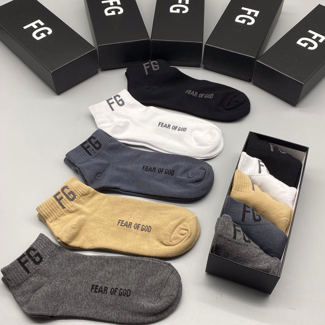235QA38SDE Stylish socks(5 pairs )