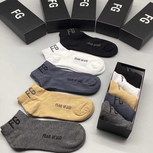 235QA38SDE Stylish socks(5 pairs )