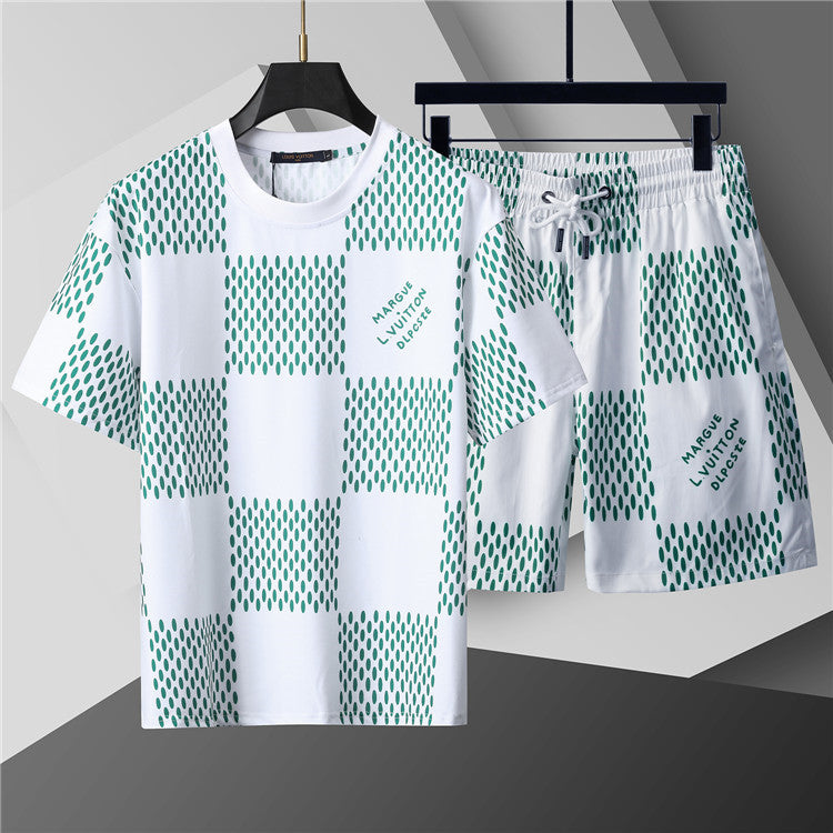 135WE108UDE Stylish shirt and shorts set