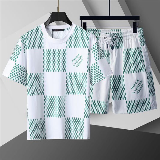 135WE108UDE Stylish shirt and shorts set