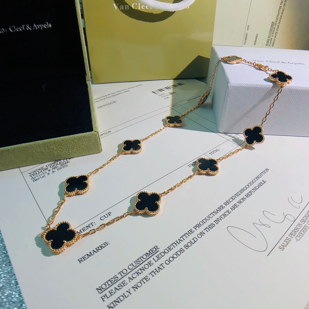 5XVA181XDE Stylish 10 flowers necklaces