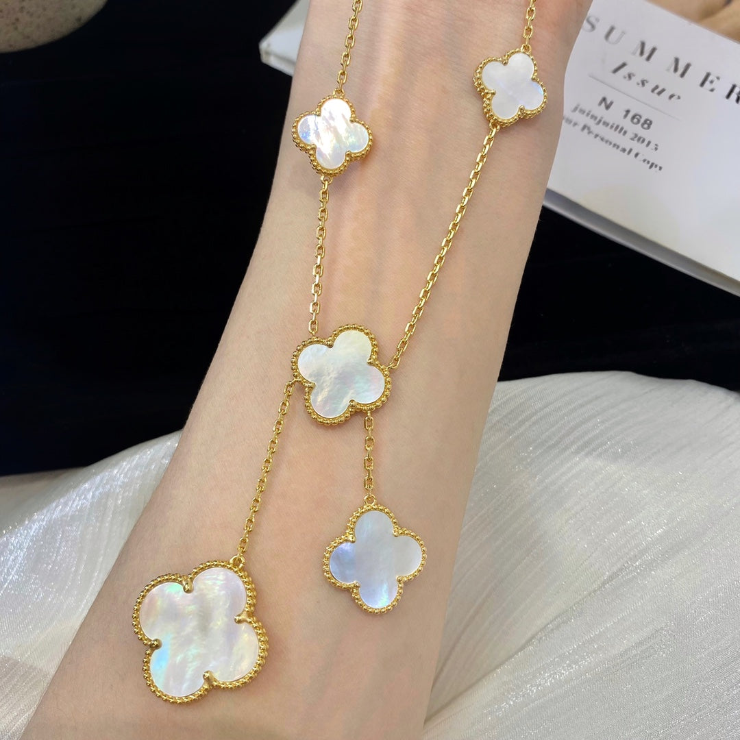 5XVA182KDE Stylish  6 flowers necklaces
