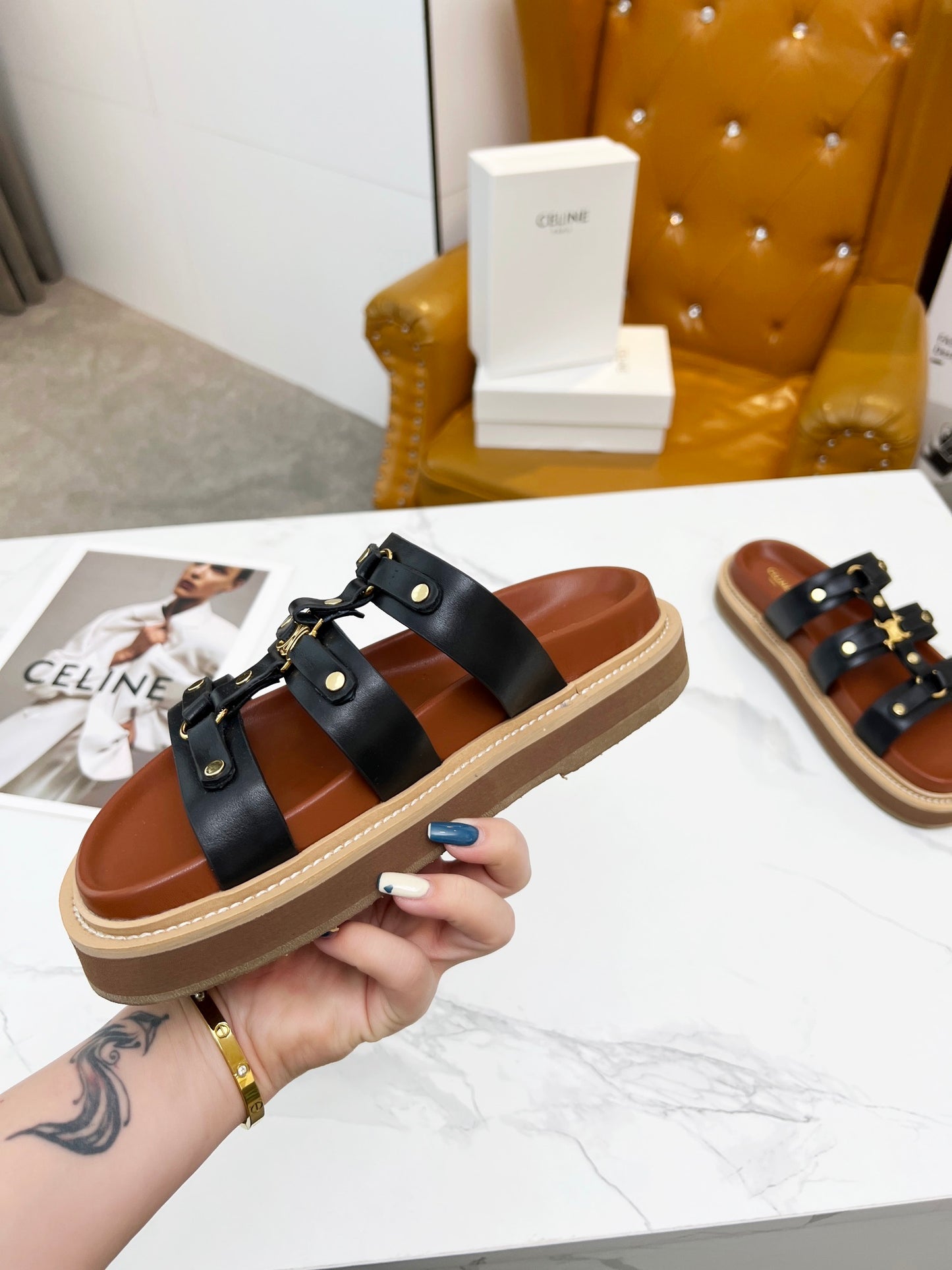 245RN1ZDE Stylish leather shoes 
