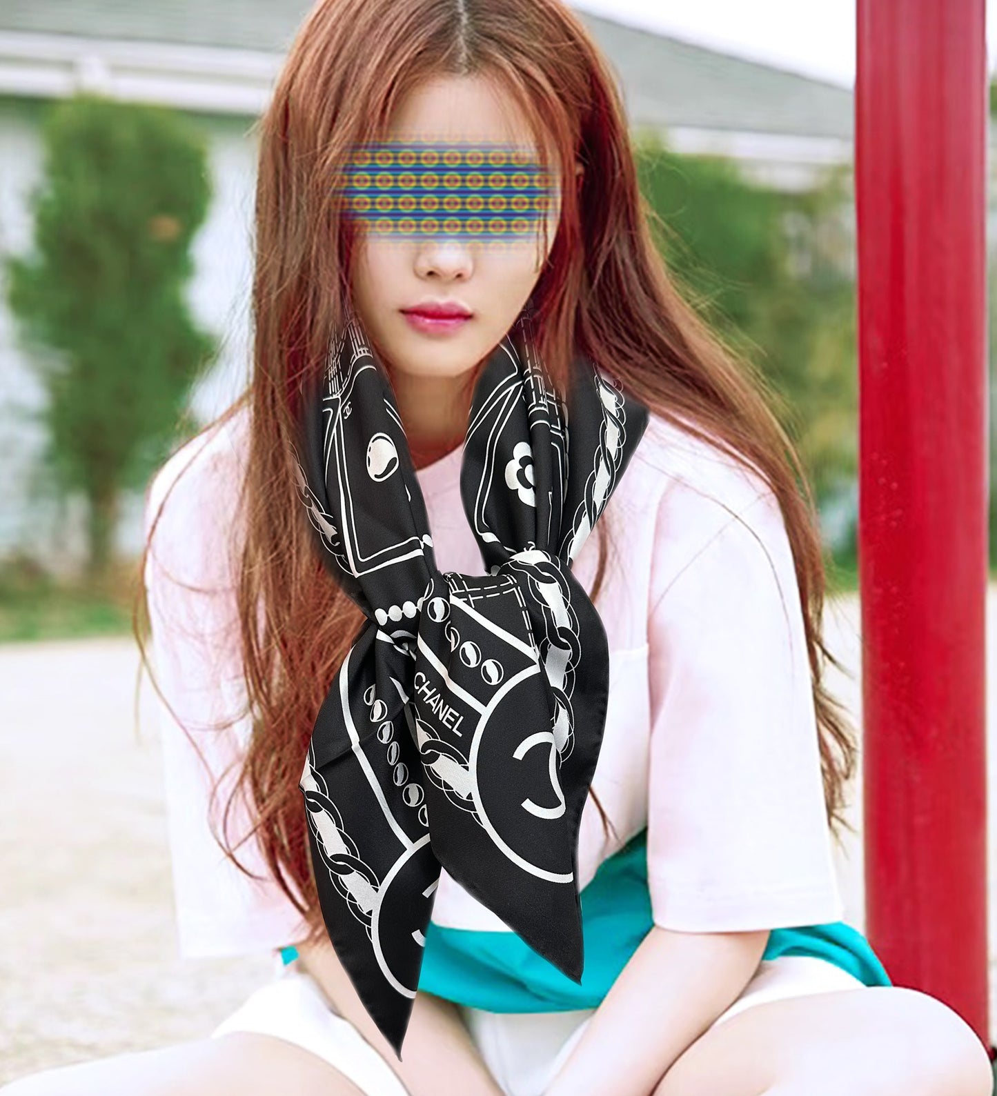 155NC60WDE Stylish Silk Scarve
