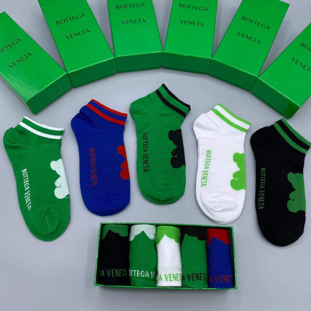 235QA45SDE Stylish socks(5 pairs )