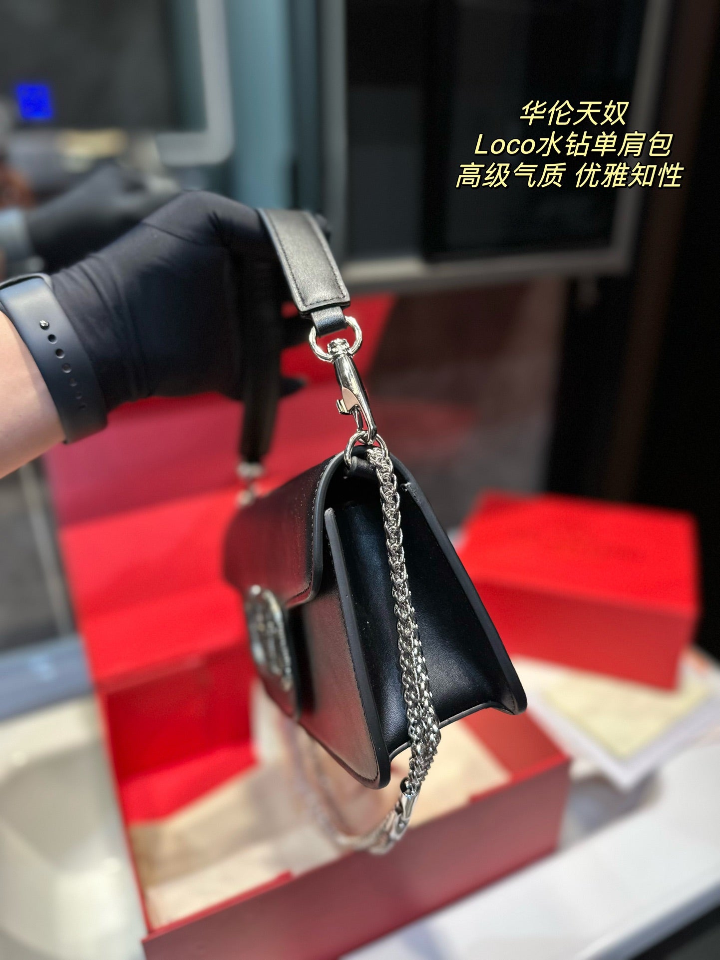 6XVL216BDE Stylish leather bag 